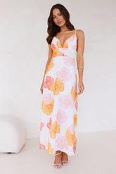 Soaking Up Maxi Dress White