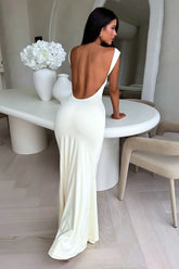 Elai Open Back Maxi Dress - Yellow