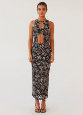 All Eyes On Me Maxi Dress - Petal Gloom
